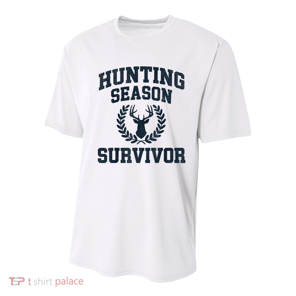 Funny Deer Hunting Season Survivor Vintage Youth Performance Sprint T-Shirt