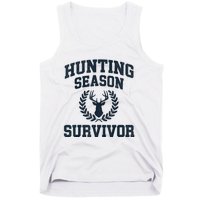 Funny Deer Hunting Season Survivor Vintage Tank Top