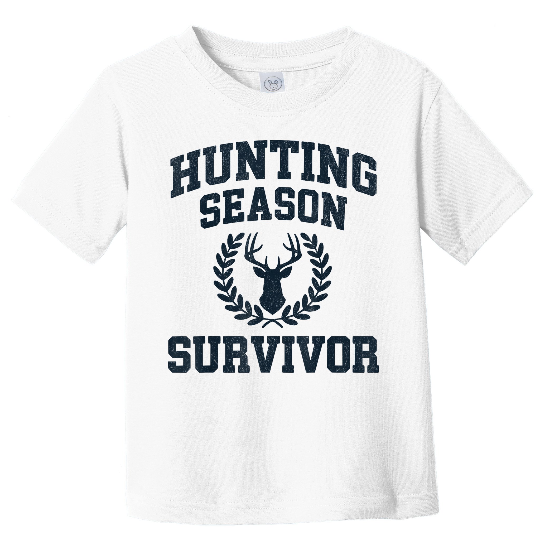 Funny Deer Hunting Season Survivor Vintage Toddler T-Shirt