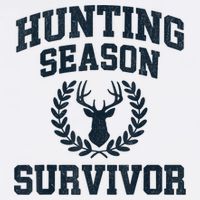 Funny Deer Hunting Season Survivor Vintage Toddler T-Shirt