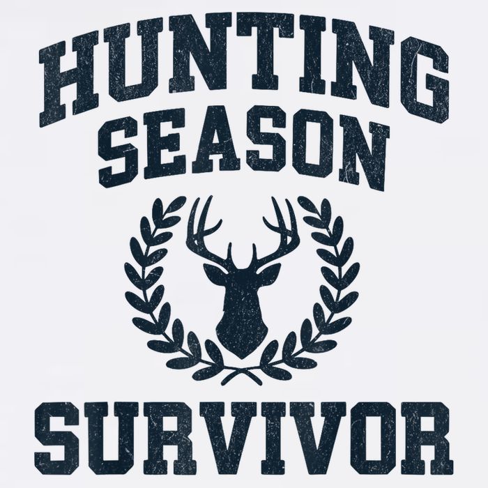 Funny Deer Hunting Season Survivor Vintage Toddler T-Shirt