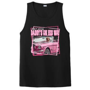 Funny DaddyS Home Trump Pink 2024 Take America Back 2024 PosiCharge Competitor Tank