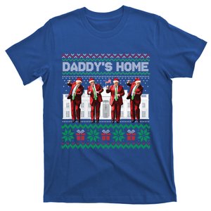 Funny DaddyS Home Trump Dance Ugly Christmas Xmas Gift T-Shirt