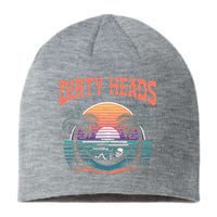 Funny Dirty Heads Retro Beach Sustainable Beanie