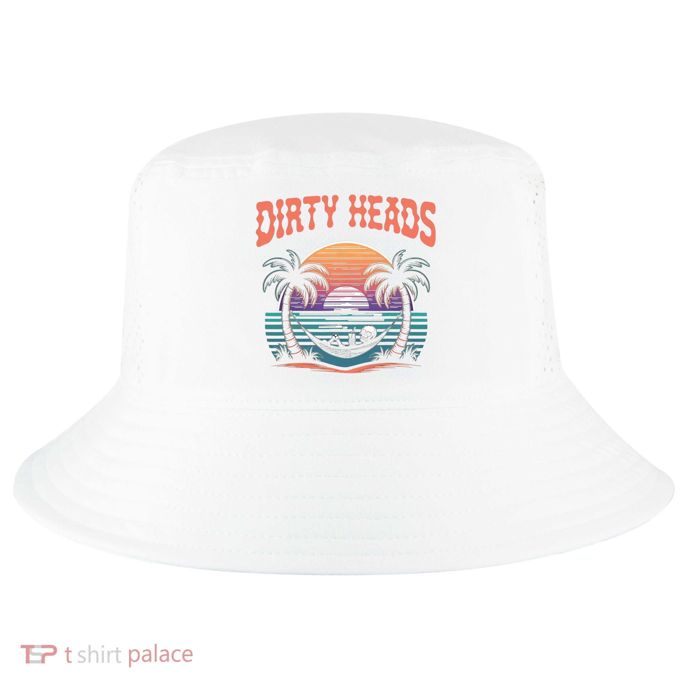Funny Dirty Heads Retro Beach Cool Comfort Performance Bucket Hat