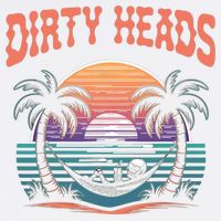 Funny Dirty Heads Retro Beach Tall T-Shirt