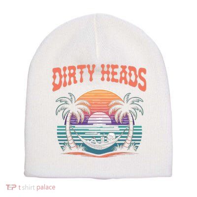 Funny Dirty Heads Retro Beach Short Acrylic Beanie