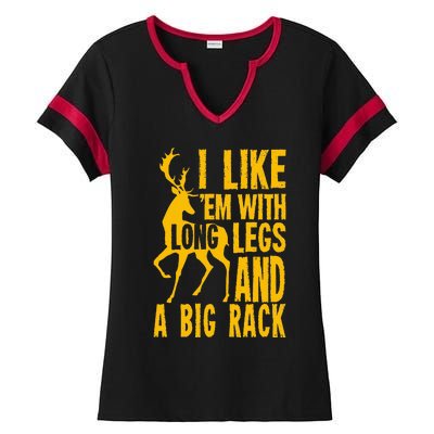 Funny Deer Hunting Quote Gift For Hunters Ladies Halftime Notch Neck Tee