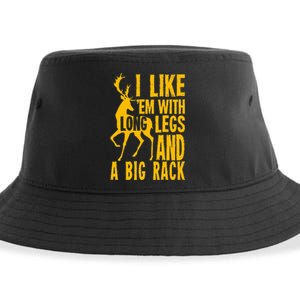 Funny Deer Hunting Quote Gift For Hunters Sustainable Bucket Hat