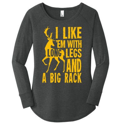 Funny Deer Hunting Quote Gift For Hunters Women's Perfect Tri Tunic Long Sleeve Shirt