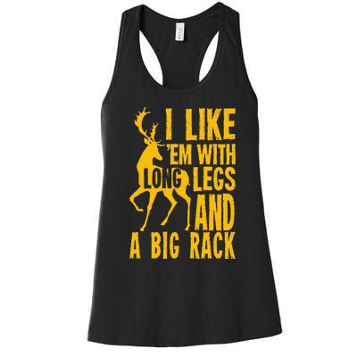 Funny Deer Hunting Quote Gift For Hunters Women's Racerback Tank