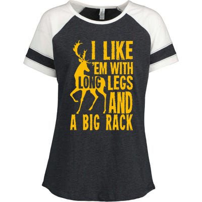 Funny Deer Hunting Quote Gift For Hunters Enza Ladies Jersey Colorblock Tee