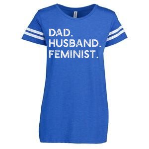 Feminist Dad Husband Pro Feminism Fathers Day Woke Daddy Enza Ladies Jersey Football T-Shirt