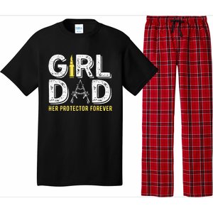 Father dad her protector forever funny Dad Pajama Set