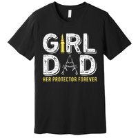 Father dad her protector forever funny Dad Premium T-Shirt