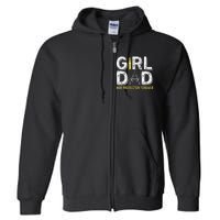 Father dad her protector forever funny Dad Full Zip Hoodie