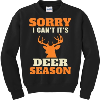 Funny Deer Hunting Saying Joke Kids Sweatshirt