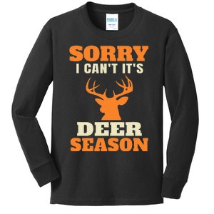 Funny Deer Hunting Saying Joke Kids Long Sleeve Shirt