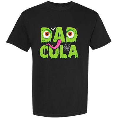 Funny Dadcula Halloween Dad Costume For Men Family Matching Garment-Dyed Heavyweight T-Shirt