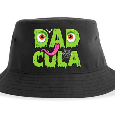 Funny Dadcula Halloween Dad Costume For Men Family Matching Sustainable Bucket Hat