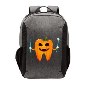 Funny Dental Halloween Tooth Pumpkin Dentist Halloween Gift Vector Backpack