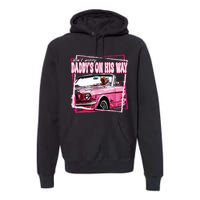 Funny Daddys Home Trump Pink 2024 Take America Back 2024 Premium Hoodie