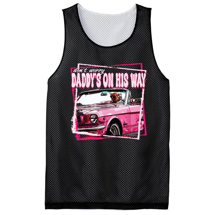 Funny Daddys Home Trump Pink 2024 Take America Back 2024 Mesh Reversible Basketball Jersey Tank