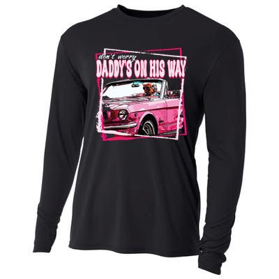 Funny Daddys Home Trump Pink 2024 Take America Back 2024 Cooling Performance Long Sleeve Crew