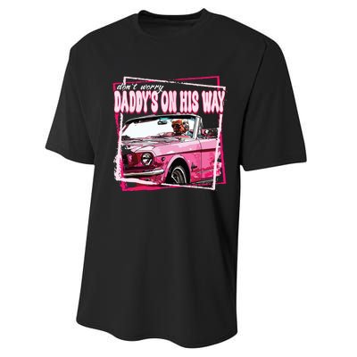 Funny Daddys Home Trump Pink 2024 Take America Back 2024 Performance Sprint T-Shirt