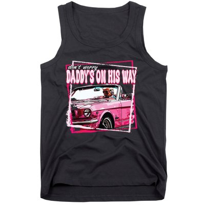 Funny Daddys Home Trump Pink 2024 Take America Back 2024 Tank Top