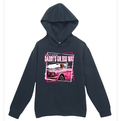 Funny Daddys Home Trump Pink 2024 Take America Back 2024 Urban Pullover Hoodie