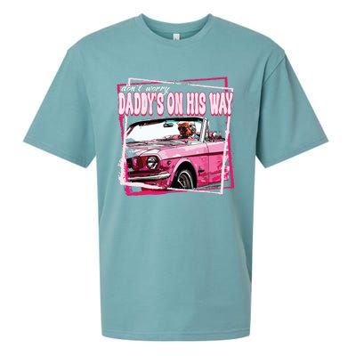 Funny Daddys Home Trump Pink 2024 Take America Back 2024 Sueded Cloud Jersey T-Shirt