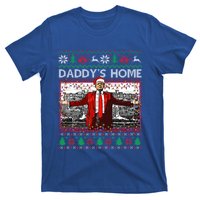 Funny DaddyS Home Trump Ugly Christmas Xmas Pajama Gift T-Shirt