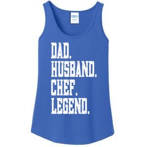 Funny Dad Husband Chef Legend Funny Gift Ladies Essential Tank