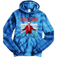 Funny DaddyS Home Trump Ugly Christmas Xmas Pajamas Gift Tie Dye Hoodie