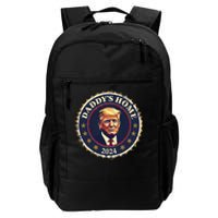 Funny DaddyS Home 2024 Trump We Won Took America Is Back Daily Commute Backpack