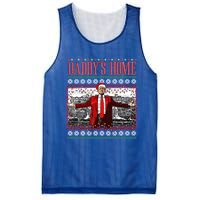 Funny DaddyS Home Trump Ugly Christmas Xmas Pajamas Cute Gift Mesh Reversible Basketball Jersey Tank