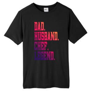 Funny Dad Husband Chef Legend Gift Tall Fusion ChromaSoft Performance T-Shirt