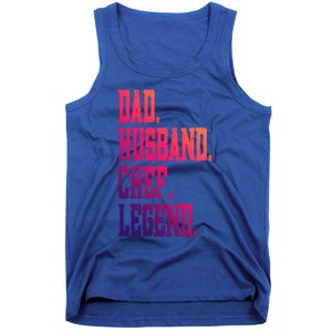 Funny Dad Husband Chef Legend Gift Tank Top