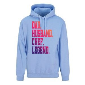 Funny Dad Husband Chef Legend Gift Unisex Surf Hoodie