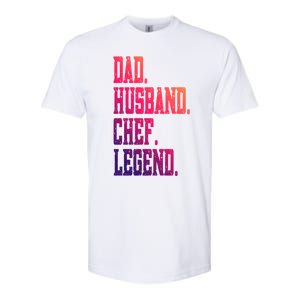 Funny Dad Husband Chef Legend Gift Softstyle CVC T-Shirt