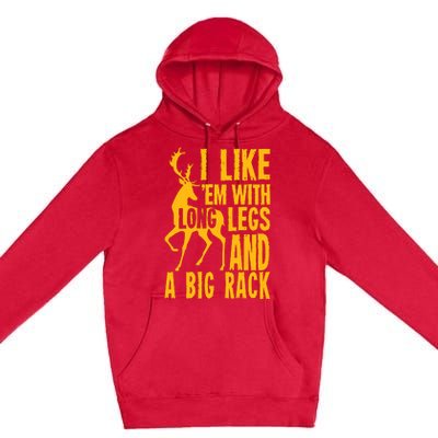 Funny Deer Hunting Quote Gift For Hunters Premium Pullover Hoodie