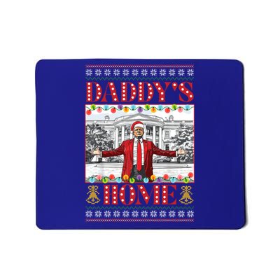 Funny DaddyS Home Trump Ugly Christmas Xmas Pajamas Gift Mousepad