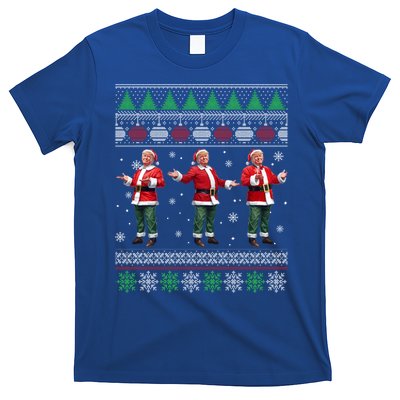 Funny DaddyS Home Trump Ugly Christmas Xmas Pajamas Gift T-Shirt