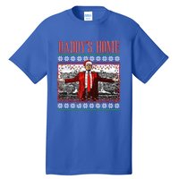 Funny DaddyS Home Trump Ugly Christmas Xmas Pajamas Gift Tall T-Shirt