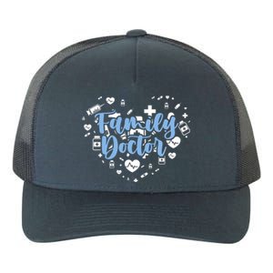 Family Doctor Heart Medicine Therapist Physician Hospital Gift Yupoong Adult 5-Panel Trucker Hat