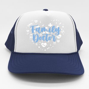 Family Doctor Heart Medicine Therapist Physician Hospital Gift Trucker Hat