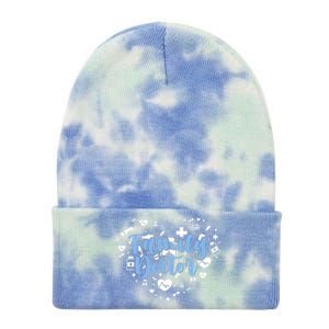 Family Doctor Heart Medicine Therapist Physician Hospital Gift Tie Dye 12in Knit Beanie