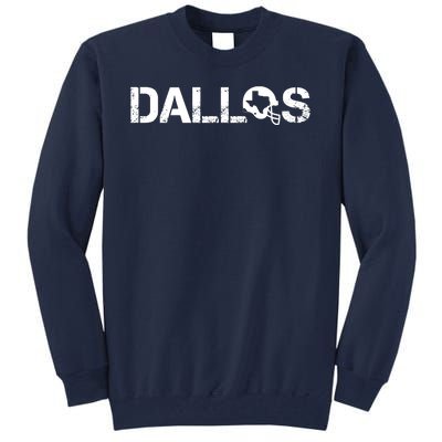 Funny Dallas Helmet Football Fan Tall Sweatshirt