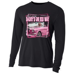 Funny DaddyS Home Trump Pink 2024 Take America Back 2024 Cooling Performance Long Sleeve Crew